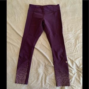 Lululemon Tight Stuff Purple Leggings